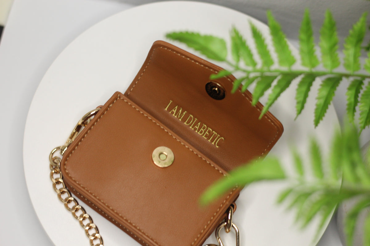 The Signature Belt Satchel- Camel & Gold